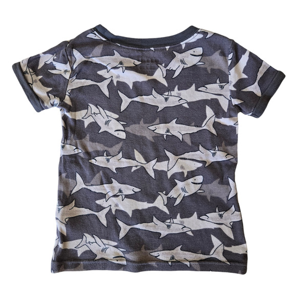 Old Navy Boys 2T Gray Shark T-Shirt - Picture 3 of 3